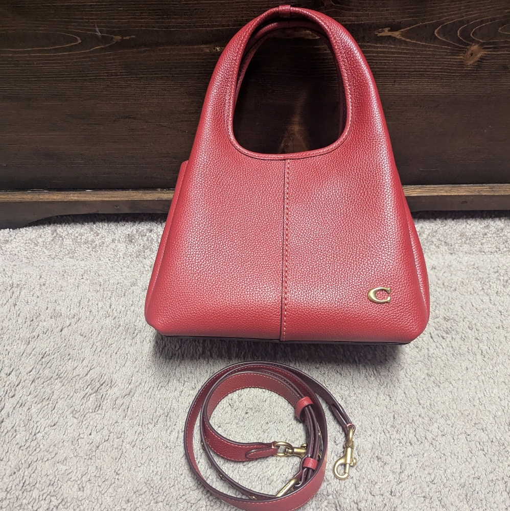 Coach Lana 23 Shoulder Bag in Enamel Red